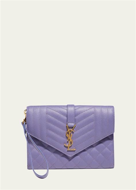 ysl y mail envelope clutch|ysl monogram clutch sale.